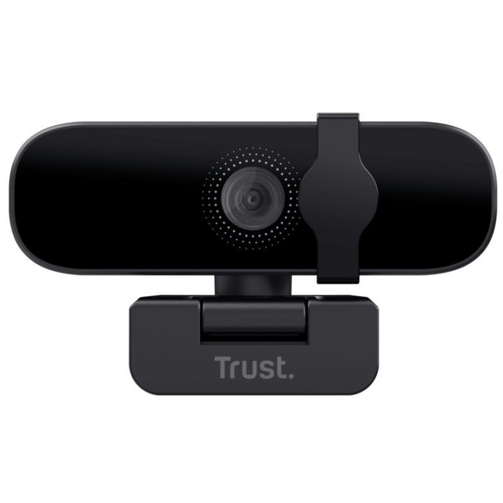 Webcam Trust Tanor Fhd 1080P USB Black | InfoChen Canarias