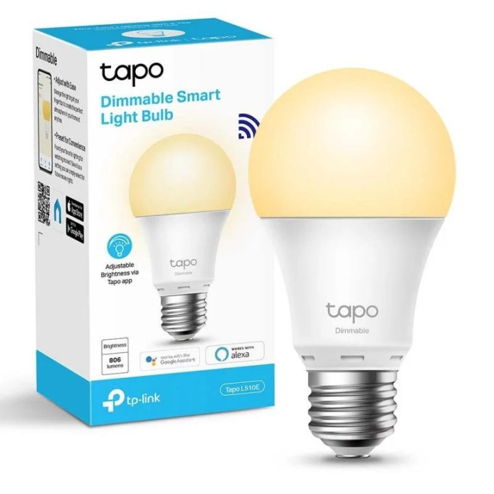 Bombilla Inteligente E27 Tp-Link LED 2700K Blanco Ajusta WIFI |