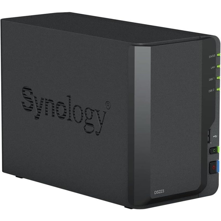 Unidad NAS Synology 2 Hdd/ssd Disktation CPU 1.7GHZ 4 Nucleos |