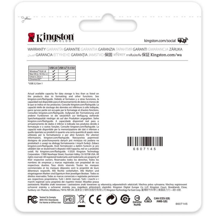 Pen Drive 64GB Kingston USB-C 3.1 Black | InfoChen Canarias