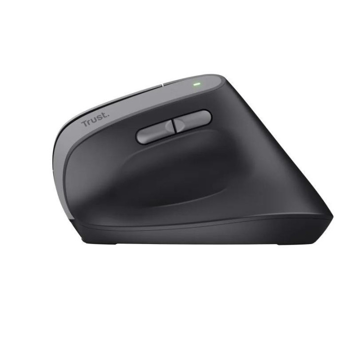 Raton Trust Bayo Ii Ergonomico Eco 2400 Dpi Wireless Recargable