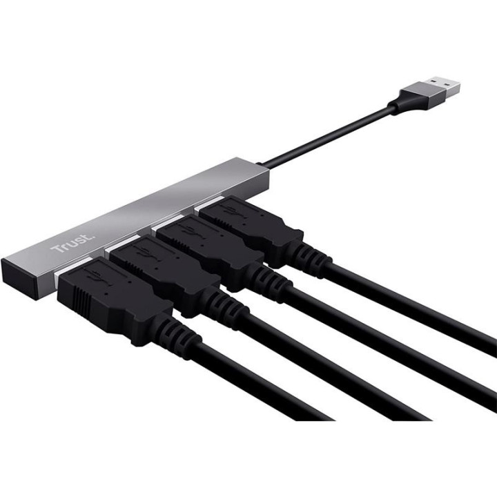 Hub USB Trust 4 Puertos Halyx USB 2.0 | InfoChen Canarias