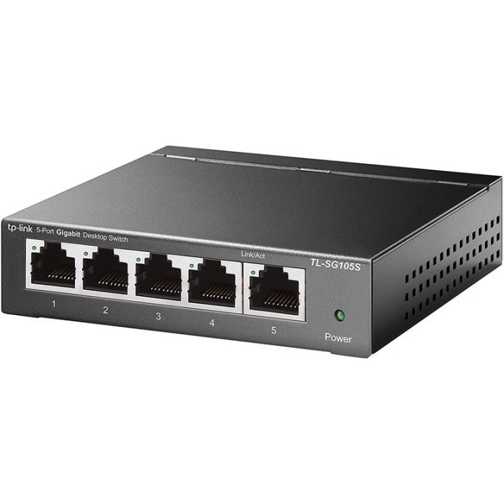 Switch Tp-Link TL-SG105S Gigabit 5 Puertos Metalico | InfoChen