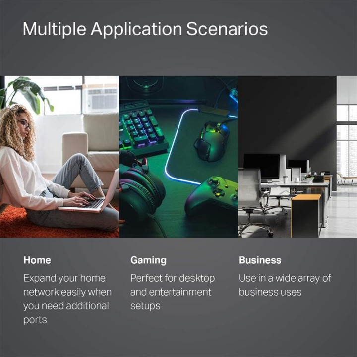 Switch Tp-Link TL-SG105S Gigabit 5 Puertos Metalico | InfoChen