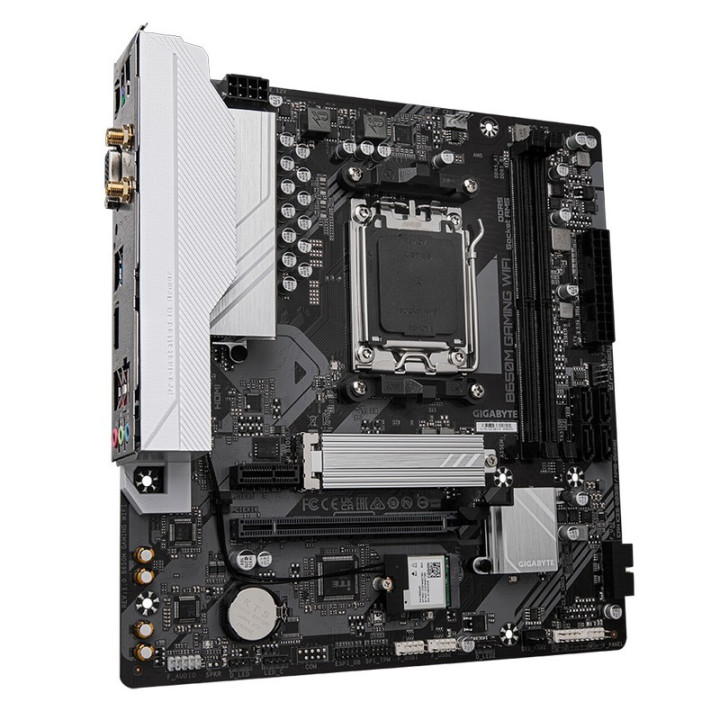 Placa Base Gigabyte GA-B650M Gaming Plus WIFI AM5 Matx 4XDDR5