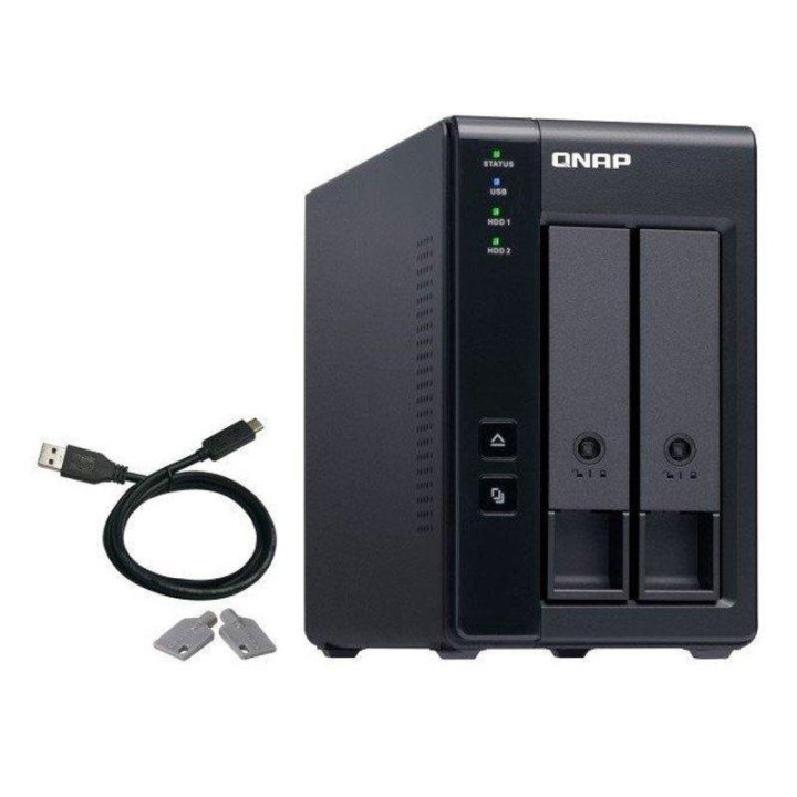 Unidad Externa Qnap 2 HDD 3.5-2.5 TR-002 USB-C | InfoChen