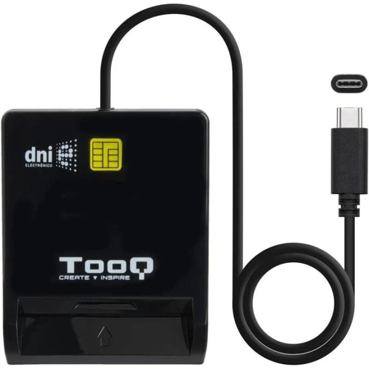 Lector De Tarjetas Dnie Tooq TQR-211 Dni USB-C Black | InfoChen