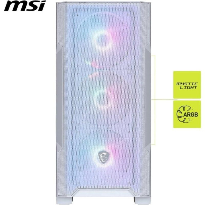 Caja Ordenador Gaming Msi Mag Forge M100R Matx ARGB White |