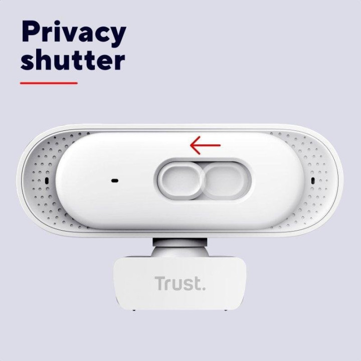 Webcam Trust Tomar 2K Qhd USB White | InfoChen Canarias
