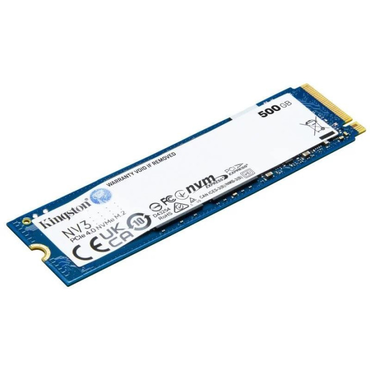 Disco Duro SSD Kingston NV3 500GB M2 NVME Pcie M.2 2280 |