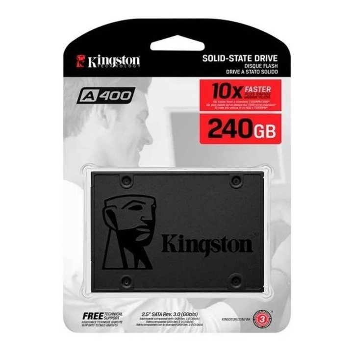 Disco Duro SSD Kingston 240GB Ssdnow SA400 | InfoChen Canarias