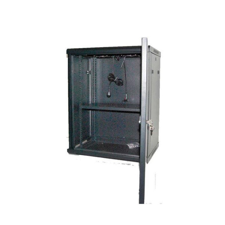 Armario Rack Powergreen 15U 60X45 Termostato + Ventiladores + 1