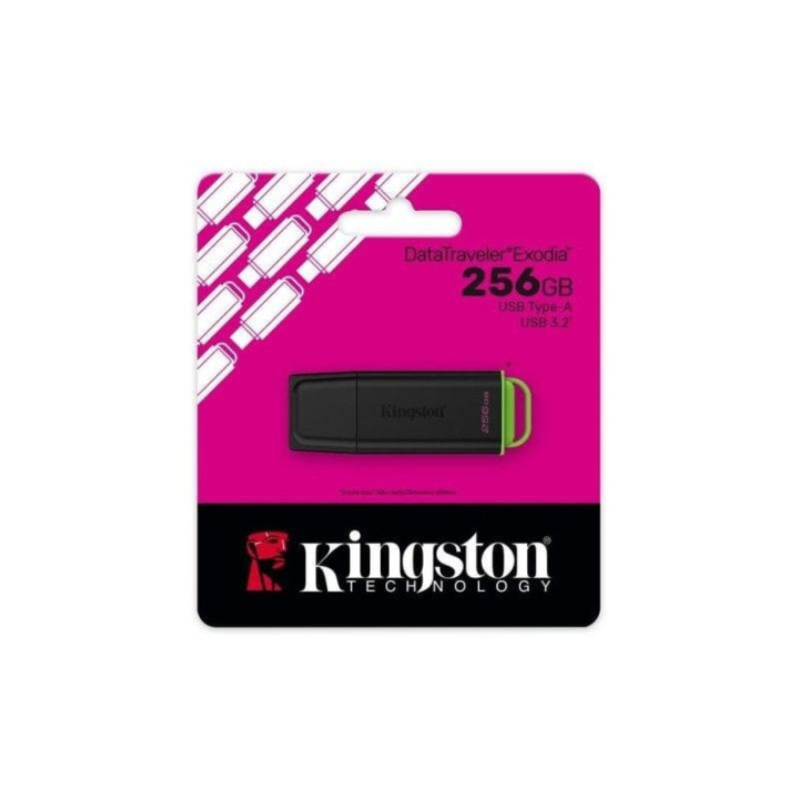 Pen Drive 256GB Kingston Datatraveler Exodia USB 3.2 Black |