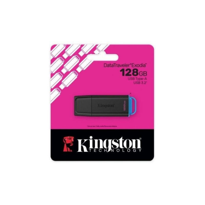 Pen Drive 128GB Kingston Datatraveler Exodia USB 3.2 Black |