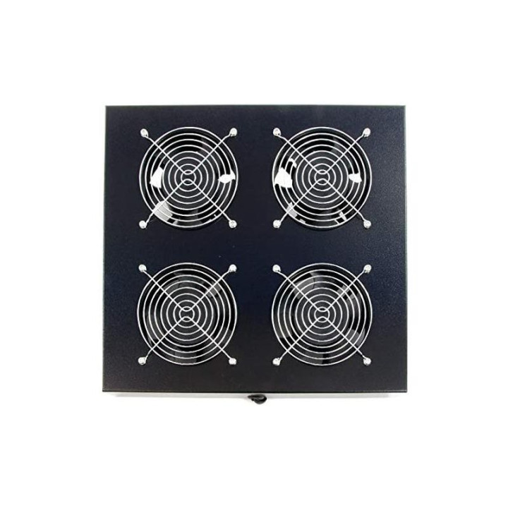 Ventilador Cuadruple 12 Cm Powergreen Armario Rack | InfoChen