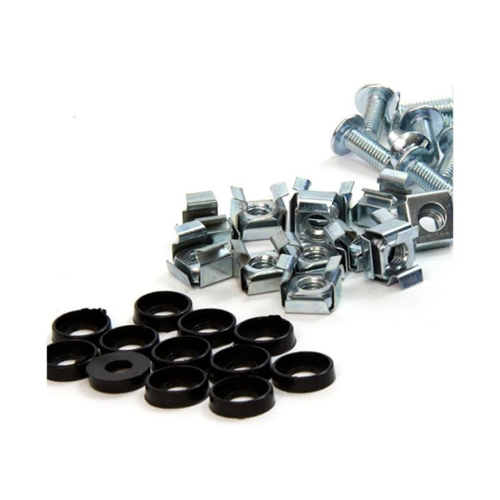 Tuercas + Tornillos Metalicos Powergreen Para Rack (( Pack 50 Uds