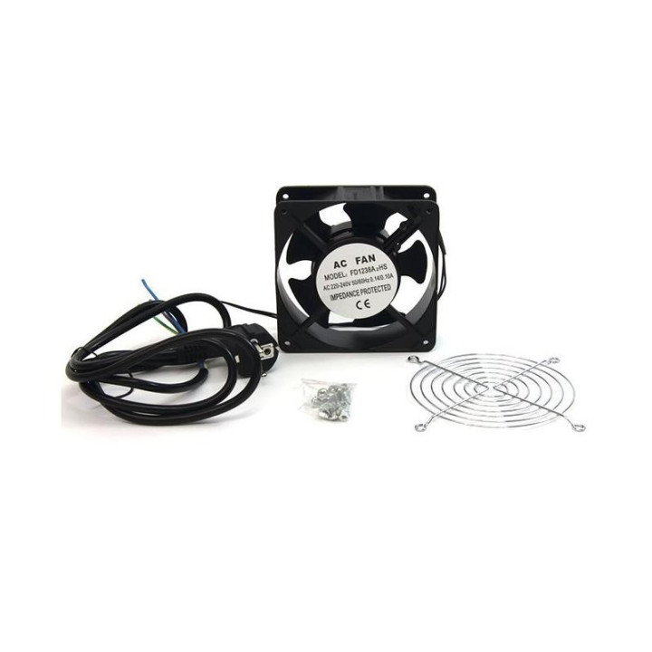 Ventilador 12 Cm Powergreen Armario Rack | InfoChen Canarias