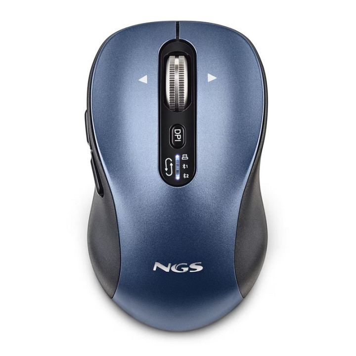 Raton Ngs Infinity Rb Wireless Recargable Multidispositivo Black