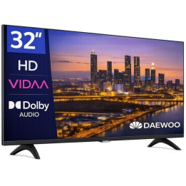 Televisor Daewoo 32 LED HD USB Smart TV WIFI Bluetooth Hotel |