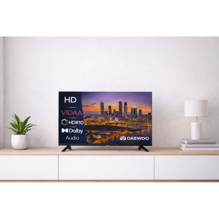 Televisor Daewoo 32 LED HD USB Smart TV WIFI Bluetooth Hotel |