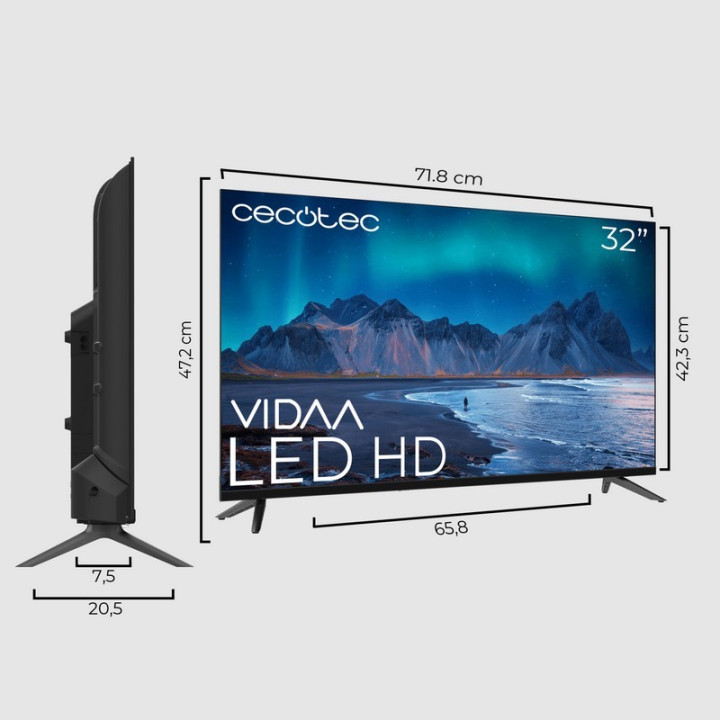 Televisor Cecotec 32 LED Fhd USB Smart TV WIFI Vidaa | InfoChen