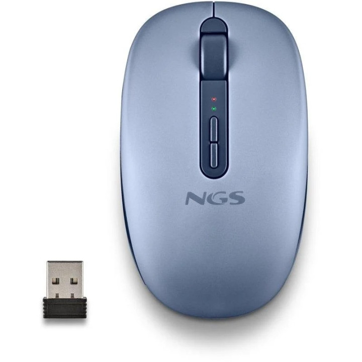 Raton Ngs Fog Dual Wireless Silent Ergonomic Blue | InfoChen