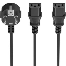 Cable Alimentacion Aisens CPU CEE7/M - X2 C13/H 3M | InfoChen