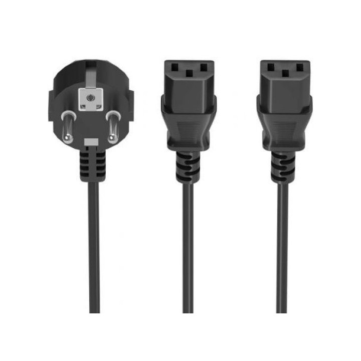 Cable Alimentacion Aisens CPU CEE7/M - X2 C13/H 3M | InfoChen