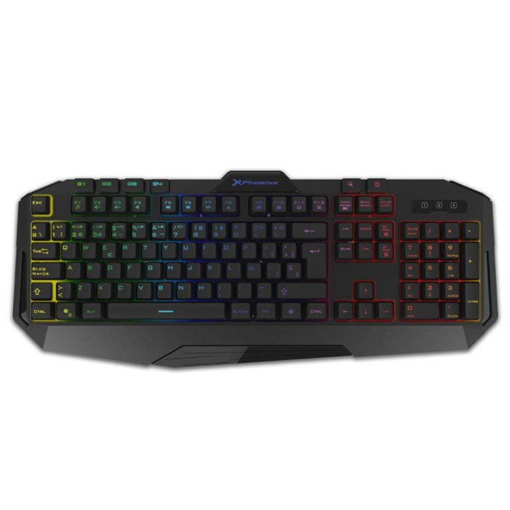 Teclado Phoenix Gaming USB RGB | InfoChen Canarias