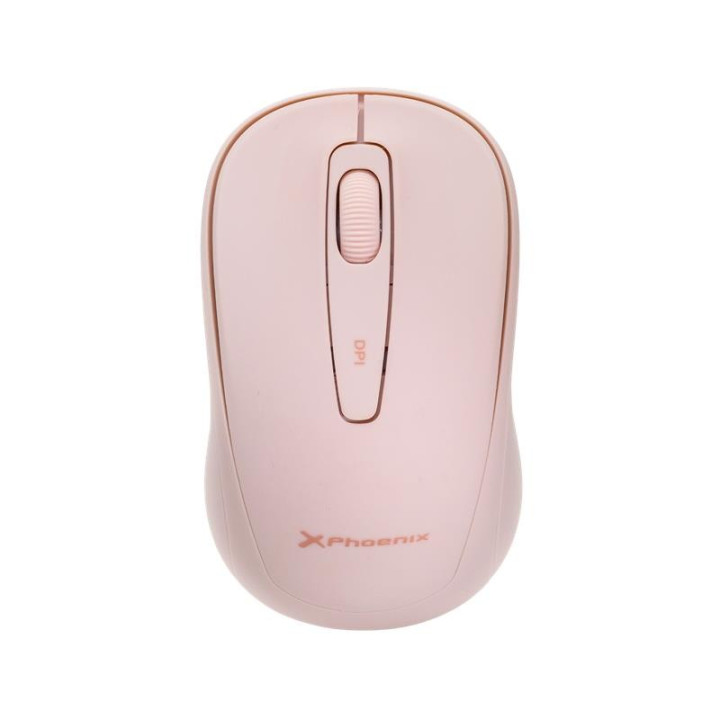 RATON PHOENIX 2.4 GHz 1600DPI WIRELESS PINK | InfoChen Canarias