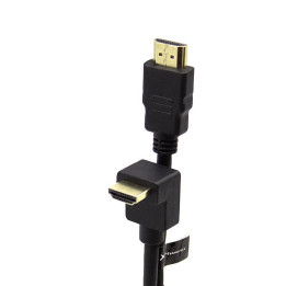 Cable HDMI Phoenix V2.0 4K Acodado A/m-A/m 3M | InfoChen Canarias