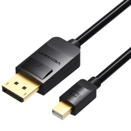 Cable Conversor Vention Mini Displayport A Displayport 2M Black |
