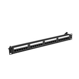 Patch Panel Lanberg 19 24 Puertos 1U Cat 6A Utp | InfoChen