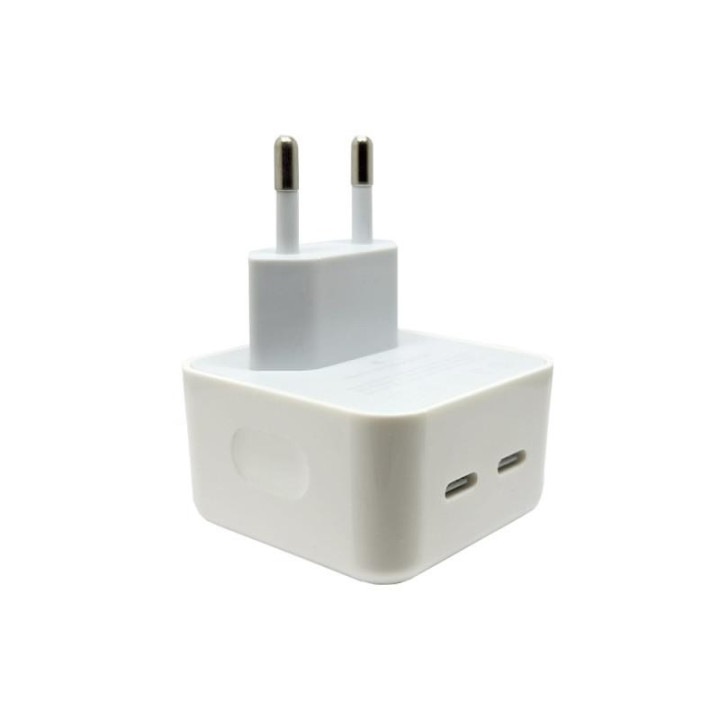 Cargador Oneway X2USB-C 65W + Cable USB-C 1M White | InfoChen