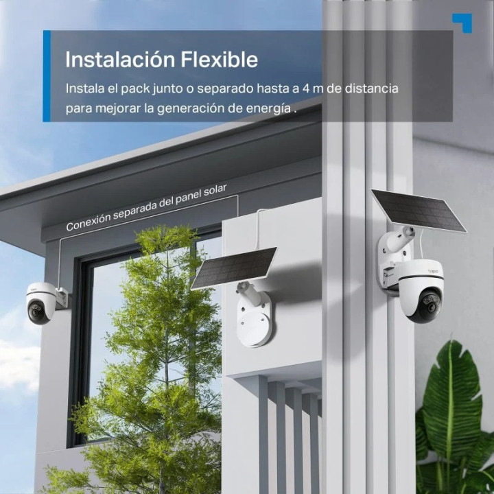 Kit TC90 Tp-Link Cámara IP Exterior + Panel Solar Powered |