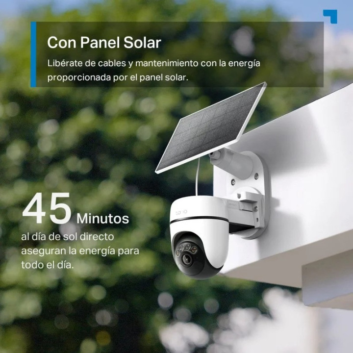 Kit TC90 Tp-Link Cámara IP Exterior + Panel Solar Powered |