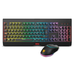 Teclado + Raton Gaming Krom Kabala Wireless RGB Retroiluminado