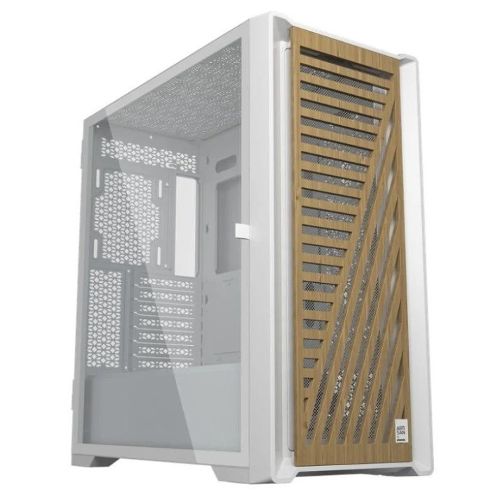 Caja Ordenador Gaming Phoenix Artisan Noble White Frontal Madera