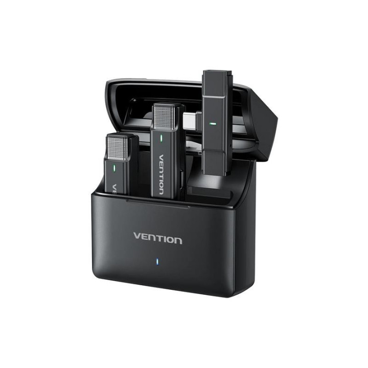 Microfono Vention USB-C Lavalier 2 Microfonos Pinza Wireless |