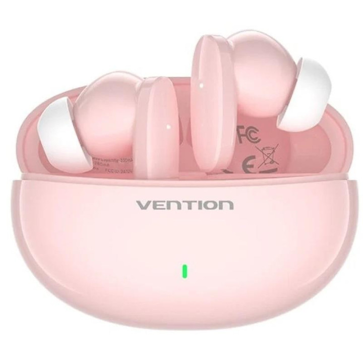 Auriculares Vention Bluetooth 5.3 True Wireless 7 Horas Rose |