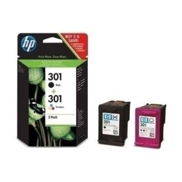Tinta HP 301 N9J72AE Pack 2 Uds Black + Tricolor | InfoChen