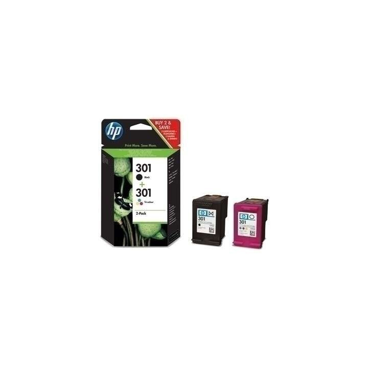 Tinta HP 301 N9J72AE Pack 2 Uds Black + Tricolor | InfoChen