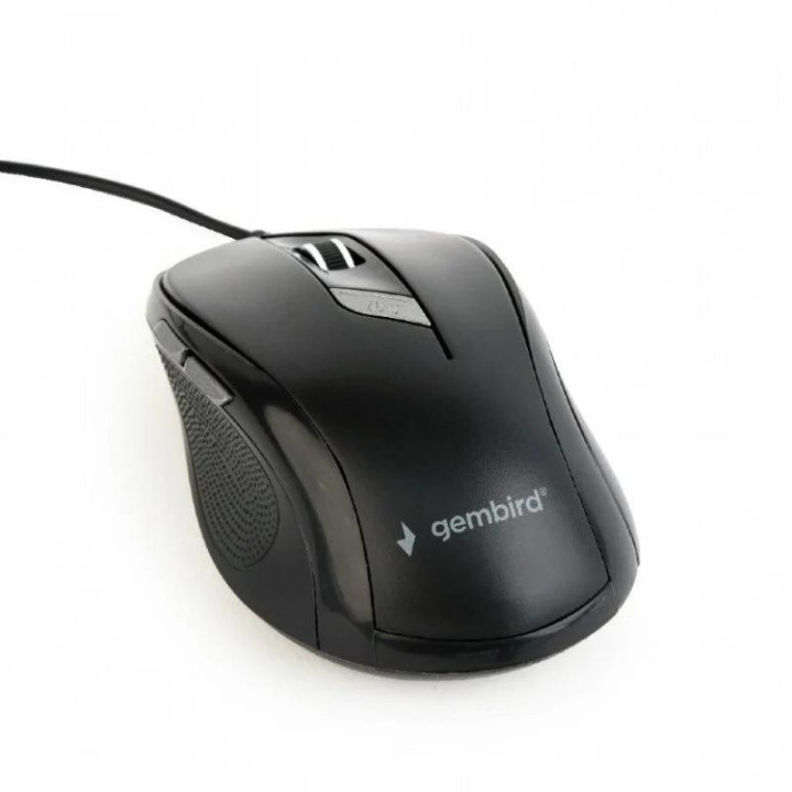 Raton Gembird USB 1600DPI Black | InfoChen Canarias