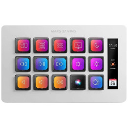 Stream Deck Mars Gaming 15 Teclas Personalizables Pantalla Lcd