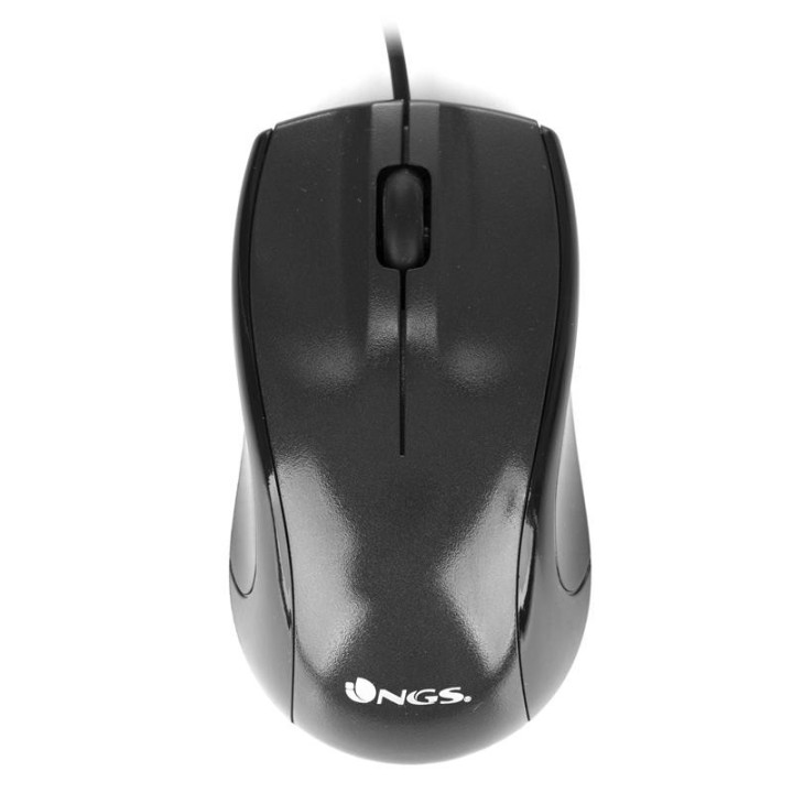 Raton Ngs Mist USB Optico Black | InfoChen Canarias