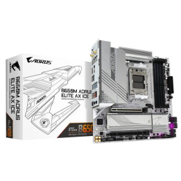 Placa Base Gigabyte GA-B650M-AORUS Elite Ax Ice AM5 Matx 4XDDR5