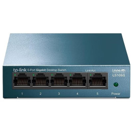 Switch Tp-Link Gigabit 5 Puertos LS105G Metalico | InfoChen
