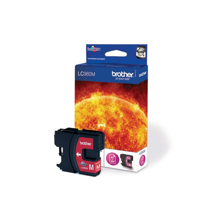 Tinta Brother LC980M Magenta | InfoChen Canarias