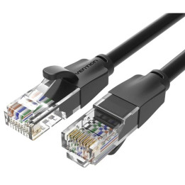 Cable De Red CAT.6 Utp 2M Vention Black | InfoChen Canarias
