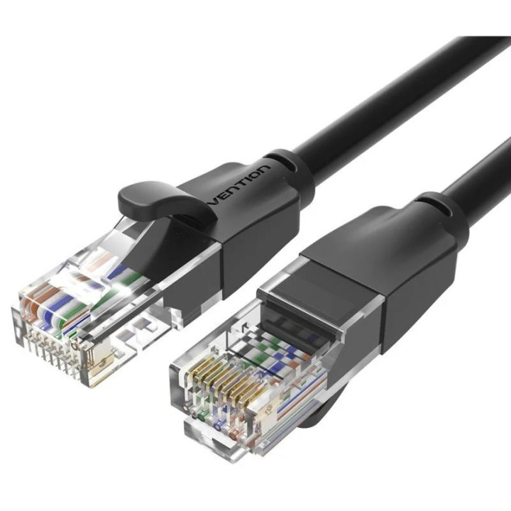 Cable De Red CAT.6 Utp 3M Vention Black | InfoChen Canarias